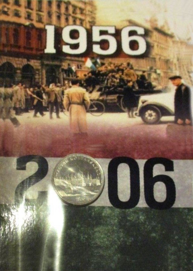 2006. vi forgalmi rms bliszter 1956-os Magyar forradalom s Szabadsgharc forint emlkrms bliszter