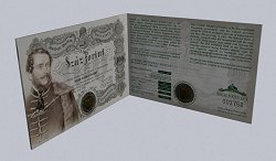 2002. évi első napi veret, bliszter Kossuth Lajos születésének 200. évfordulója alkalmából