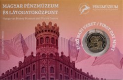 2022. évi első napi veret, bliszter Magyar Pénzmúzeum és Látogatóközpont