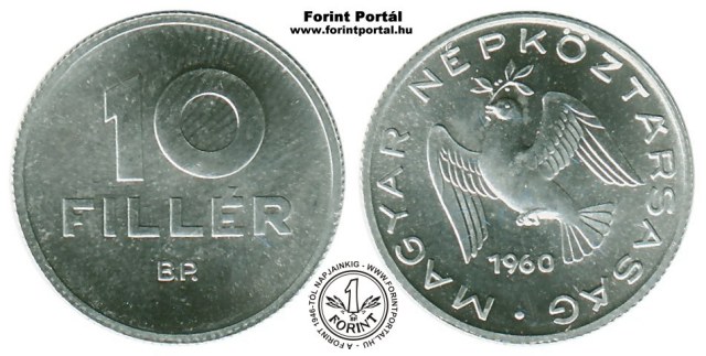 1960-as 10 filléres - (1960 10 fillér)