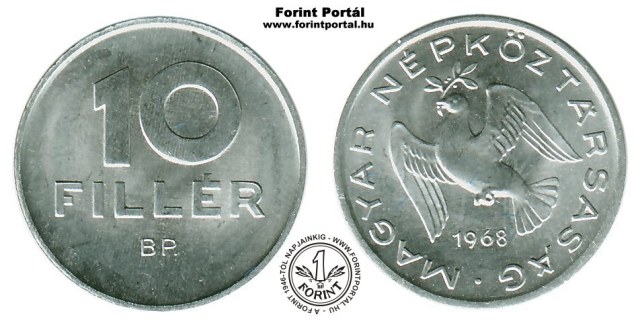 1968-as 10 filléres - (1968 10 fillér)