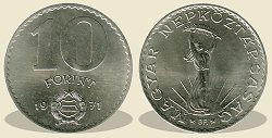 1971-es 10 forintos - (1971 10 forint)