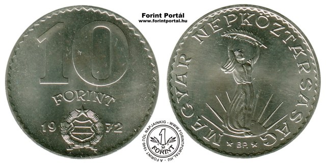 1972-es 10 forintos - (1972 10 forint)