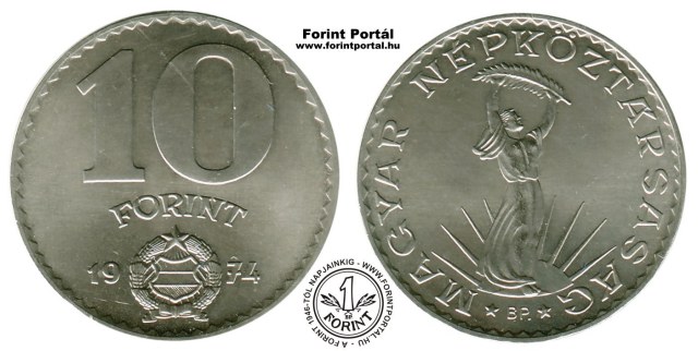1974-es 10 forintos - (1974 10 forint)