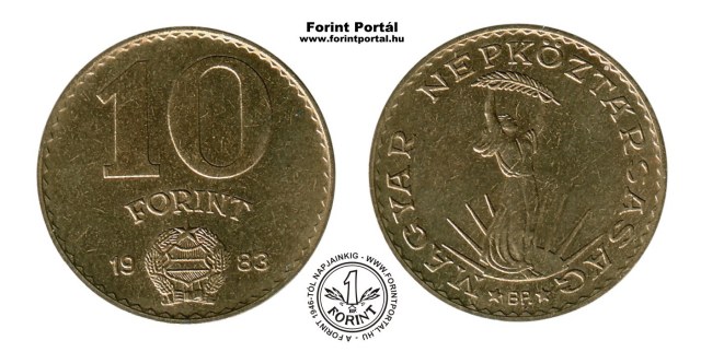 1983-as 10 forintos - (1983 10 forint)