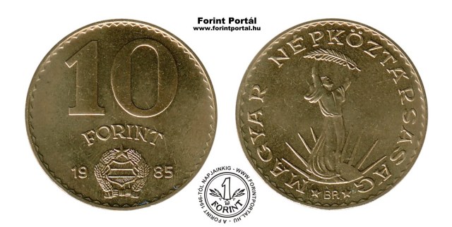 1985-ös 10 forintos - (1985 10 forint)