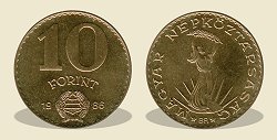 1986-os 10 forintos - (1986 10 forint)