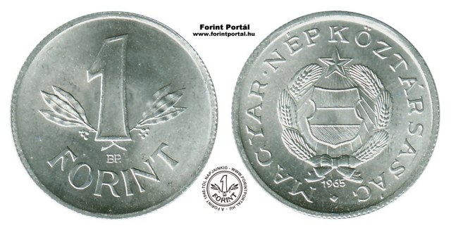 1965-ös 1 forintos - (1965 1 forint)