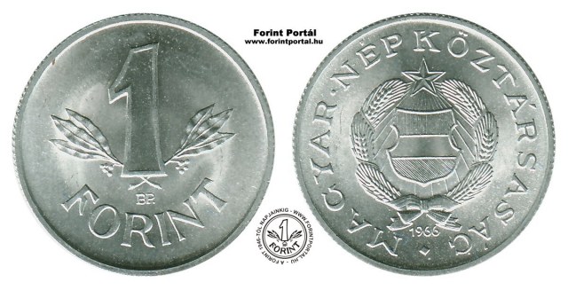 1966-os 1 forintos - (1966 1 forint)