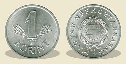 1967-es 1 forint szögletes 7-essel - (1967 1 forint)