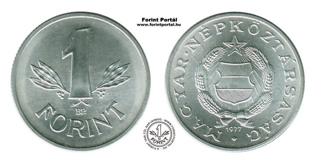 1977-es 1 forintos - (1977 1 forint)