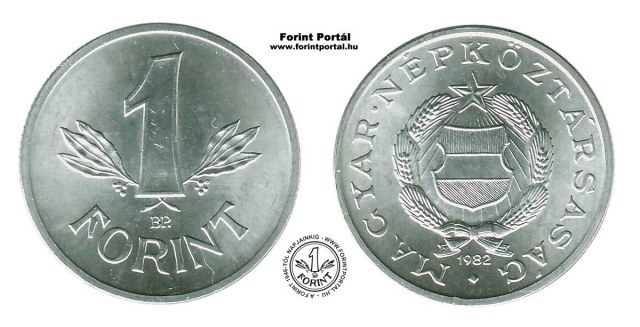 1982-es 1 forintos - (1982 1 forint)