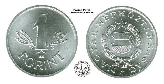 1985-ös 1 forintos - (1985 1 forint)