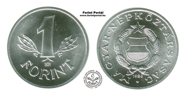 1986-os 1 forintos - (1986 1 forint)