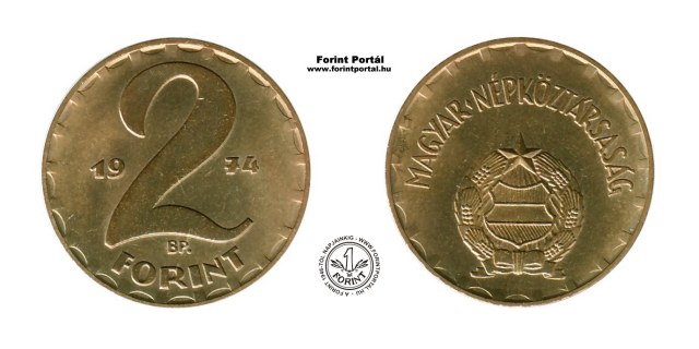 1974-es 2 forintos - (1974 2 forint)