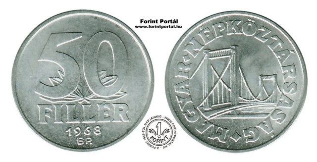 1968-as 50 filléres - (1968 50 fillér)