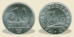 1995-ös 50 filléres - (1995 50 fillér)