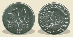 1998-as 50 fillér - (1998 50 fillér)