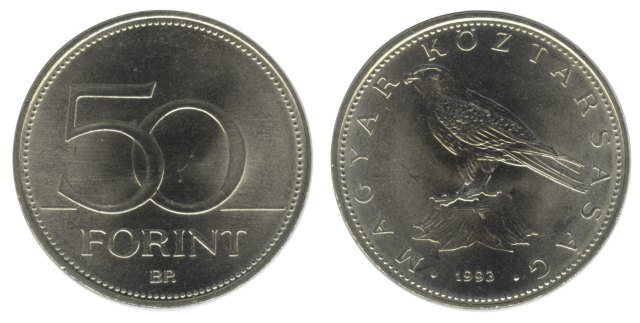 1993-as 50 forintos - (1993 50 forint)