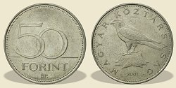 2001-es 50 forint - (2001 50 forint)