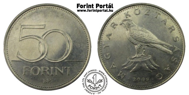 2009-es 50 forintos - (2009 50 forint)