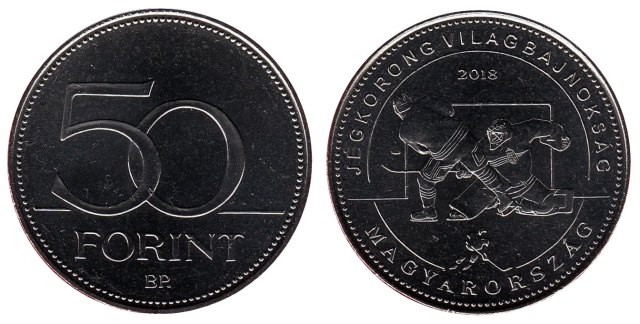 2018-as 50 forintos Jégkorong vlágbajnokság