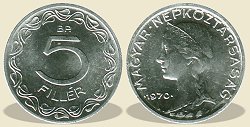 1970-es 5 fillér - (1970 5 fillér)