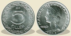 1982-es 5 filléres - (1982 5 fillér)