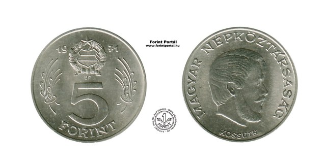 1971-es 5 forintos - (1971 5 forint)