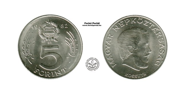 1982-es 5 forintos - (1982 5 forint)