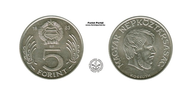 1983-as 5 forintos - (1983 5 forint)