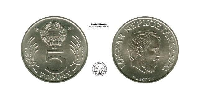1984-es 5 forintos - (1984 5 forint)