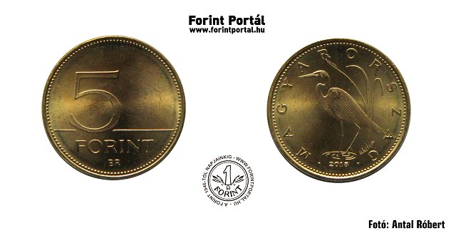 2018-as 5 forintos - (2018 5 forint)