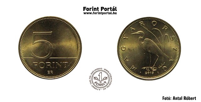 2019-es 5 forintos - (2019 5 forint)