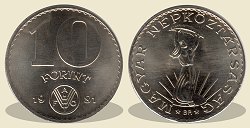 1981-es 10 forint FAO