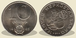 1983-as 10 forint FAO