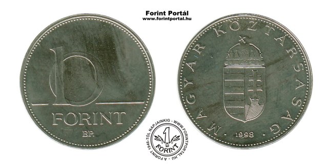 1998-as 10 forintos - (1998 10 forint)