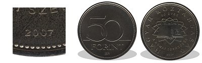2007-es 50 forint A Római Szerződés aláírásának 50. évfordulója alkalmából BU