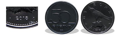 2018-as 50 forint BU fnyestett