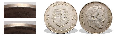 1947-es 5 forint peremirat nélkül