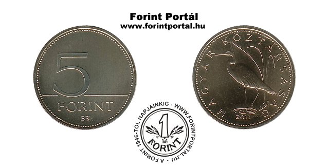 2011-es 5 forintos BU - (2011 5 forint)