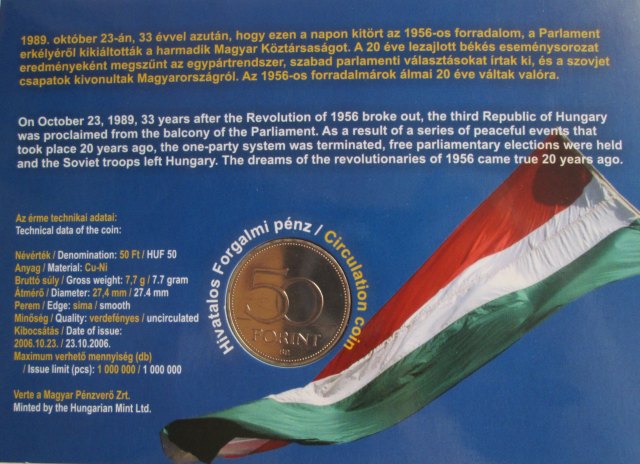 2009. vi forgalmi rms bliszter 20 ves a rendszervlts forint emlkrms bliszter