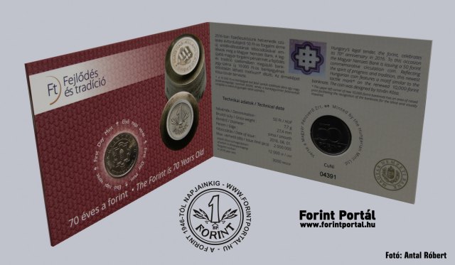 2016. vi els napi veret, bliszter 70 ves a Forint