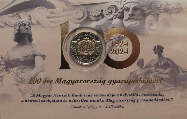 2024. �vi els� napi veret, bliszter 100 �ves a Magyar Nemzeti Bank (MNB)