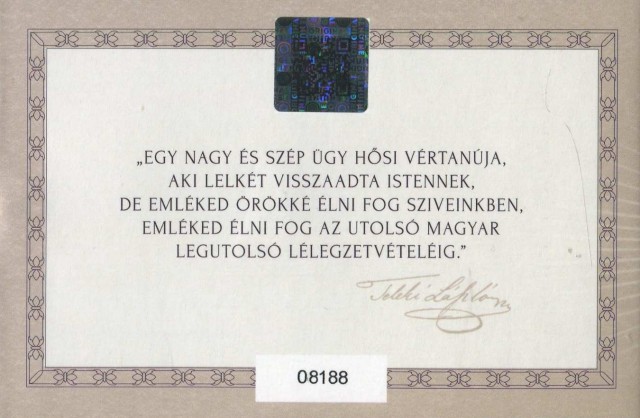 2024. �vi els� napi veret, bliszter Batthy�ny Lajos