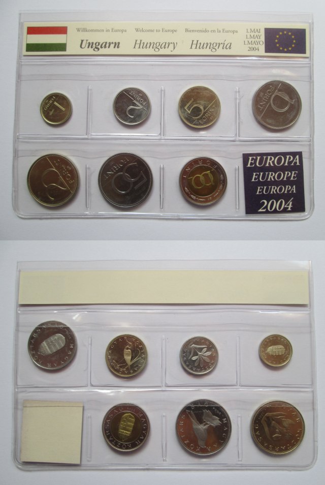 Willkommen in Europa Proof forint mnzen