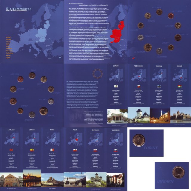 Die Kursmnzen der EU Beitrittsnationalen rmesor