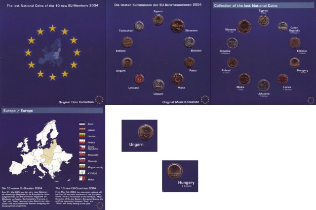 Die Letzten Kursmnzen der EU Beitrittsnationalen rmesor