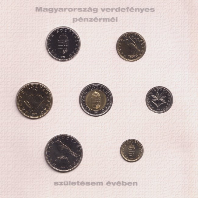 1996. vi extra verdefnyes BU (Brilliant Uncirculated) forgalmi sor