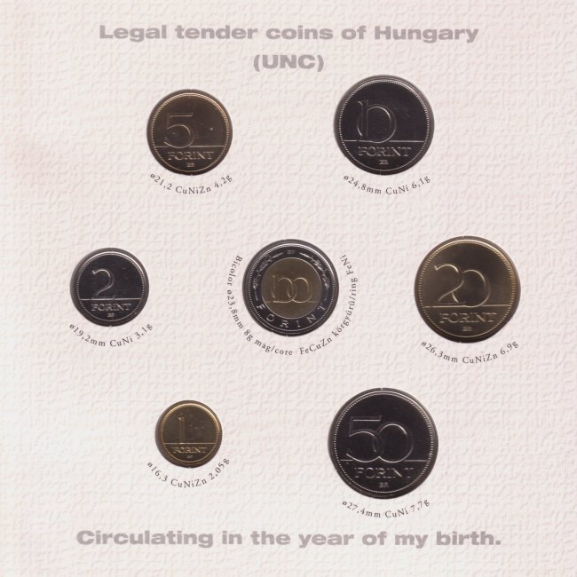 2004. vi extra verdefnyes BU (Brilliant Uncirculated) forgalmi sor